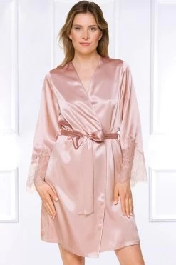 Coemi - Federica Satin Kimono - Puder -Unterwäsche Rabatt COEMI FEDERICA ROBE PEONY 3 1280x1280