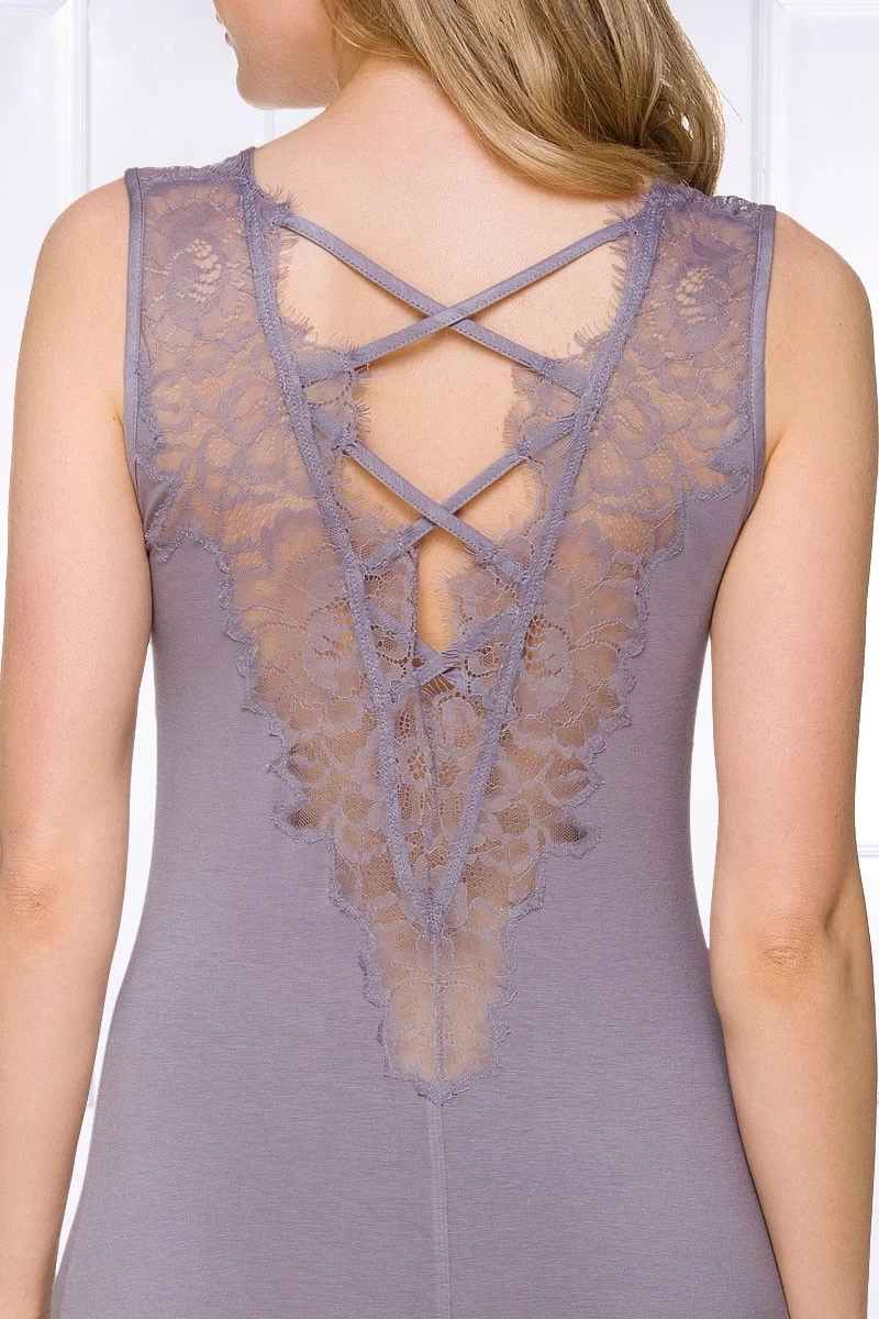 Coemi - Janel Nachthemd (lang) - Lavendel 6 Coemi - Janel Nachthemd (lang) - Lavendel – Bild 6