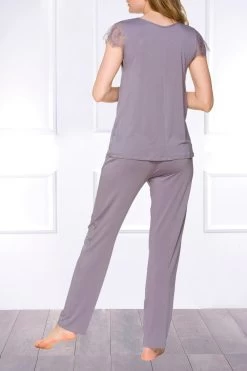 Coemi - Janel Mikromodal Pyjama Set - Lavendel -Unterwäsche Rabatt COEMI JANEL PYJAMA LONG PANTS LANVENDER 10 1280x1280