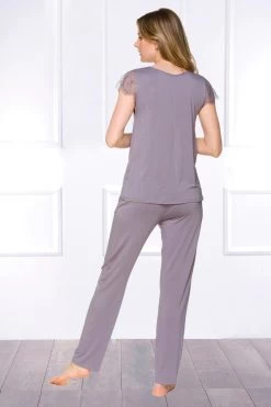 Coemi - Janel Mikromodal Pyjama Set - Lavendel -Unterwäsche Rabatt COEMI JANEL PYJAMA LONG PANTS LANVENDER 11 1280x1280