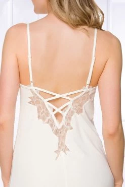 Coemi - Janel Mikromodal Nachthemd - Champagner -Unterwäsche Rabatt COEMI JANEL SHORT NIGHTDRESS CREAM 6 1280x1280