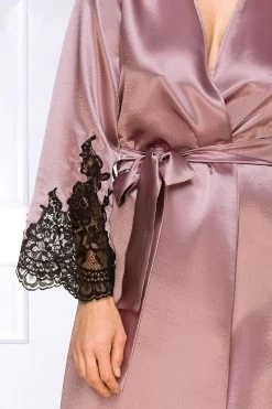 Coemi - Jemma Satin Kimono - Dusty Pink/Schwarz 12 Coemi - Jemma Satin Kimono - Dusty Pink/Schwarz -Unterwäsche Rabatt COEMI JEMMA ROBE DUSTY PINK BLACK 1 1280x1280