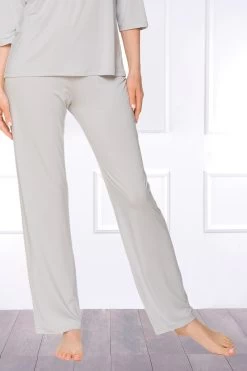 Coemi - Joana Micromodal Pyjama Set - Hellgrau -Unterwäsche Rabatt COEMI JOANA PYJAMA CLOUD 3 1280x1280