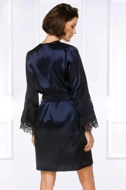 Coemi - Kristina Satin Kimono - Dark Navy -Unterwäsche Rabatt COEMI KRISTINA ROBE DARK NAVY 6 1280x1280
