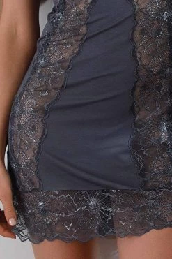 Coemi - Shine Nachthemd - Twilight Grau -Unterwäsche Rabatt COEMI NEGLIGEE TWILLIGHT 2 1280x1280