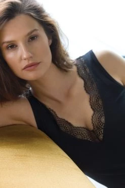 Coemi - Pamela Mikromodal Nachthemd - Schwarz -Unterwäsche Rabatt COEMI PAMELA NACHTHEMD SCHWARZ 11 1280x1280