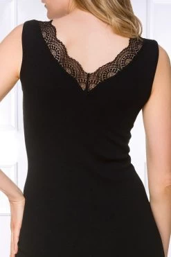 Coemi - Pamela Mikromodal Nachthemd - Schwarz -Unterwäsche Rabatt COEMI PAMELA NACHTHEMD SCHWARZ 6 1280x1280