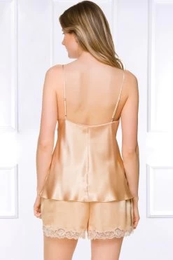 Coemi - Saia Satin Pyjama Set - Aprikose -Unterwäsche Rabatt COEMI SAIA NIGHTDRESS BARE 8 1280x1280