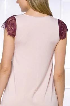 Coemi - Soul Nachthemd - Rosa 13 Coemi - Soul Nachthemd - Rosa -Unterwäsche Rabatt COEMI SHORT NEGLIGEE ROSE CLOUD WINE 6 1280x1280