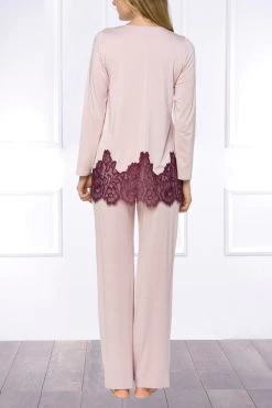 Coemi - Soul Pyjama Set - Rosa -Unterwäsche Rabatt COEMI SOUL PYJAMA ROSE CLOUD WINE 2 1280x1280