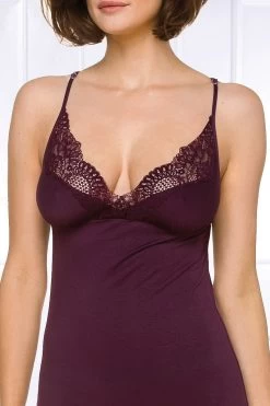 Coemi - Venla Negligee - Damson 18 Coemi - Venla Negligee - Damson -Unterwäsche Rabatt COEMI VENLA NIGHTDRESS 2 1280x1280