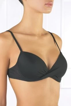 Cotton Club Basics - Push-up BH Diletta - Schwarz