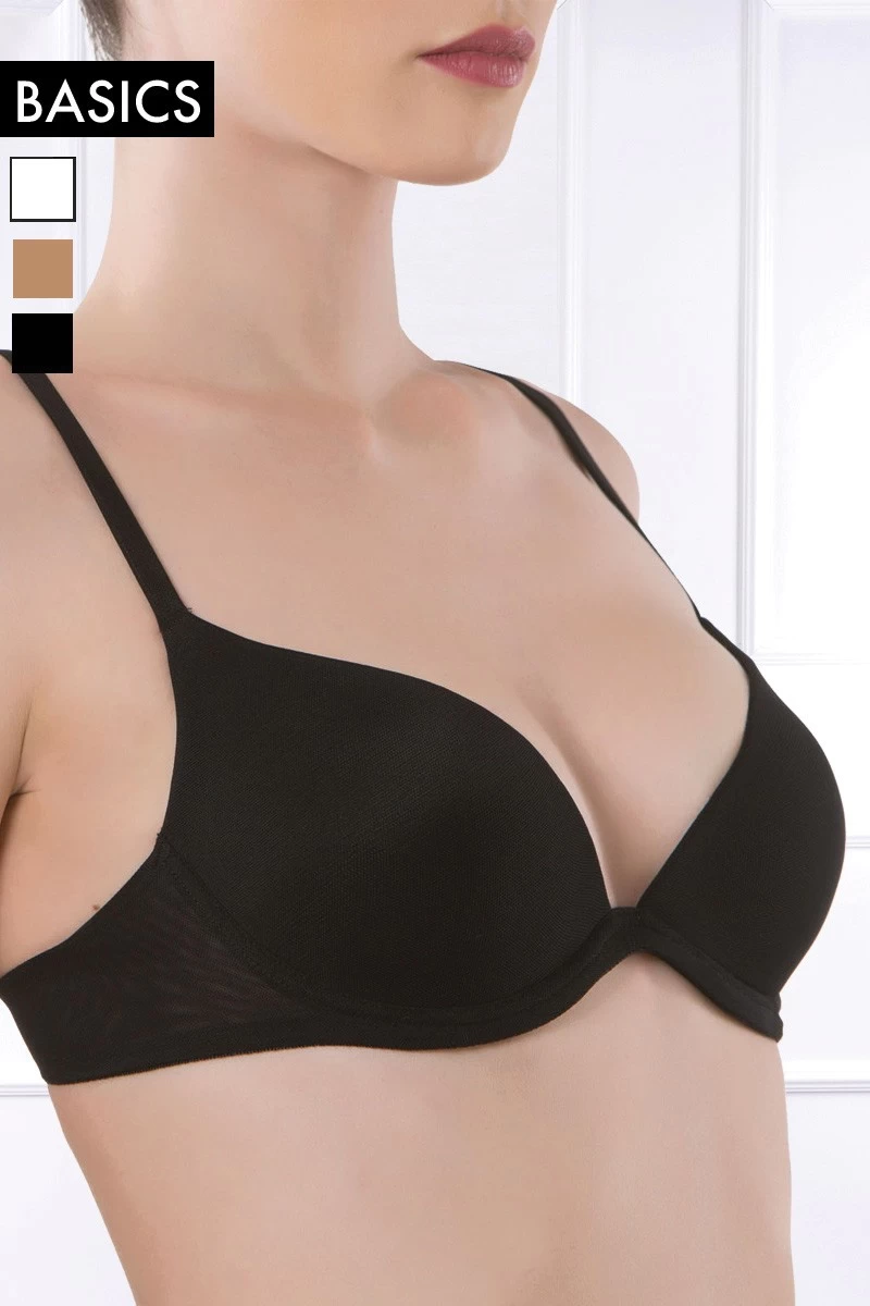 Cotton Club Basics - Push-up BH Ella - Schwarz 3 Cotton Club Basics - Push-up BH Ella - Schwarz – Bild 3