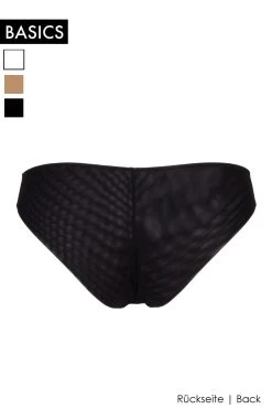 Cotton Club Basics - Brazilian Slip Asia - Schwarz -Unterwäsche Rabatt COTTON CLUB MICROTULLE ASIA SLIP SCHWARZ 4 1280x1280