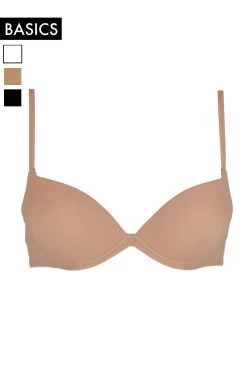 Cotton Club Basics - Push-up BH Ella - Haut -Unterwäsche Rabatt COTTON CLUB MICROTULLE ELLA BU GEL BH 3 1280x1280