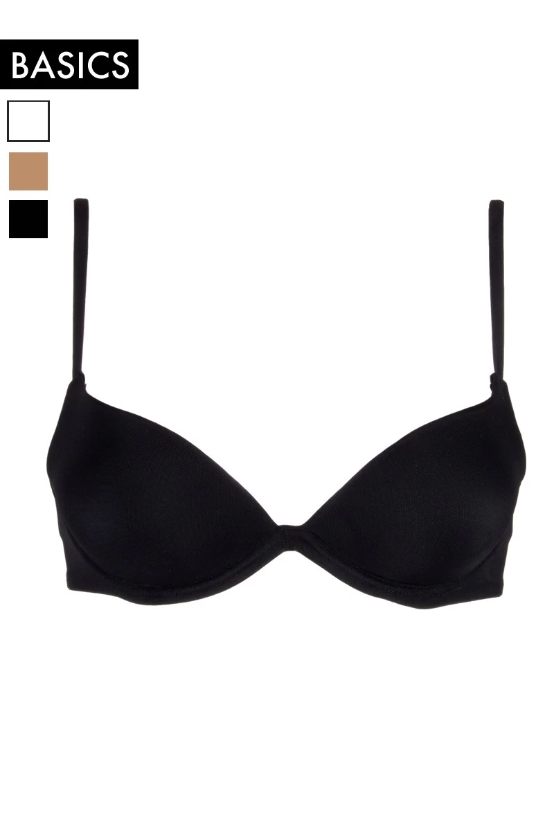 Cotton Club Basics - Push-up BH Ella - Schwarz 4 Cotton Club Basics - Push-up BH Ella - Schwarz – Bild 4