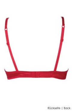 Cotton Club Seide - Bügel BH Potente - Rot -Unterwäsche Rabatt COTTON CLUB SETA POTENTE ROT 2 1280x1280