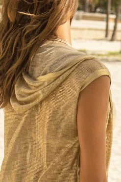 Eniqua - Glam Goddess Robe Gold - Cover Up -Unterwäsche Rabatt ENIQUA GLAM GODDESS GOLD ROBE 4 1280x1280