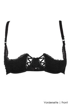 Luxxa - Hebe BH - Capeline Line -Unterwäsche Rabatt LUXXA CAPELINE HALF CUP BRA 20137 BLACK 6 1280x1280