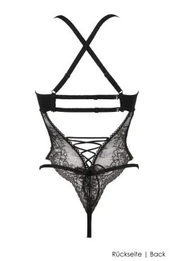 Luxxa - Ouvert Body - Capeline Line -Unterwäsche Rabatt LUXXA CAPELINE OUVERT BODY 01237 BLACK 10 1280x1280