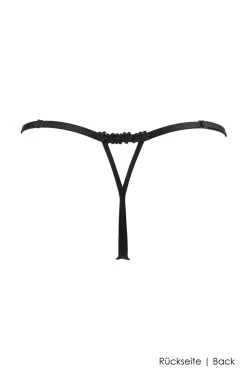 Luxxa - String Ouvert - Capeline Line -Unterwäsche Rabatt LUXXA CAPELINE STRING OUVERT 10137 BLACK 2 1280x1280