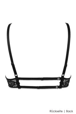 Luxxa - Hebe BH - Idylle Line -Unterwäsche Rabatt LUXXA IDYLLE BU STENHEBE SCHWARZ BLAU 11 1280x1280