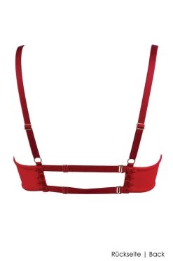 Luxxa - Bügel BH - Kepi Line -Unterwäsche Rabatt LUXXA KEPI FULL CUP BRA RED 8 1280x1280