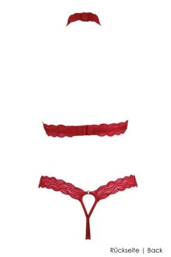 Luxxa - Ouvert Harness Body - Kepi Line -Unterwäsche Rabatt LUXXA KEPI NUDE RIEMEN BODY RED 4 1280x1280