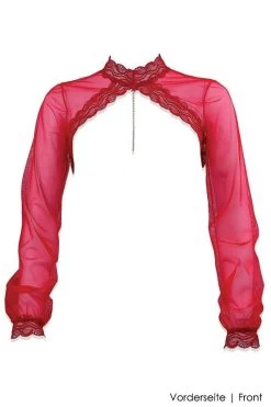 Luxxa - Bolero Top - Kepi Line -Unterwäsche Rabatt LUXXA KEPI TOP RED 5 1280x1280