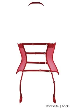 Luxxa - Torselett - Kepi Line -Unterwäsche Rabatt LUXXA KEPI TORSELETT RED 6 1280x1280