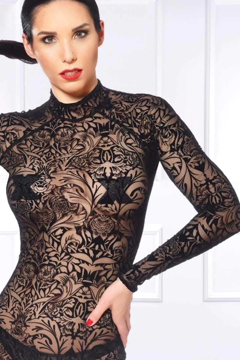 Maison Catanzaro - Azia Robe Maori - Schwarz 9 Maison Catanzaro - Azia Robe Maori - Schwarz – Bild 9