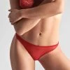 Maison Close - Accroche Coeur Harness String - Rot