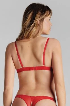 Maison Close - Accroche Coeur Triangel BH - Rot -Unterwäsche Rabatt MAISON CLOSE ACCROCHE COEUR TRIANGEL BH ROT 13 1280x1280
