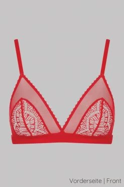 Maison Close - Accroche Coeur Triangel BH - Rot -Unterwäsche Rabatt MAISON CLOSE ACCROCHE COEUR TRIANGEL BH ROT 1 1280x1280