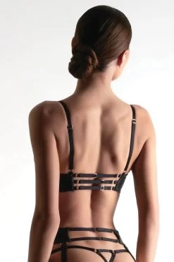 Maison Close - Chambre Noire BH - Wetlook Schwarz -Unterwäsche Rabatt MAISON CLOSE CHAMBRE NOIR BRALETTE SCHWARZ 7 1280x1280