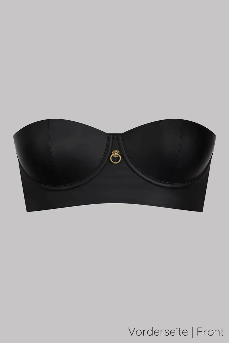 Maison Close - Chambre Noire Bustier BH - Wetlook Schwarz 11 Maison Close - Chambre Noire Bustier BH - Wetlook Schwarz – Bild 11