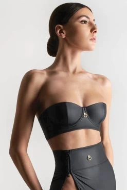Maison Close - Chambre Noire Bustier BH - Wetlook Schwarz