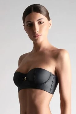 Maison Close - Chambre Noire Bustier BH - Wetlook Schwarz 20 Maison Close - Chambre Noire Bustier BH - Wetlook Schwarz -Unterwäsche Rabatt MAISON CLOSE CHAMBRE NOIR BUSTIER SCHWARZ 7 1280x1280