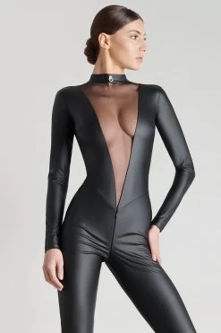 Maison Close - Chambre Noire Catsuit Ouvert - Wetlook Schwarz 15 Maison Close - Chambre Noire Catsuit Ouvert - Wetlook Schwarz -Unterwäsche Rabatt MAISON CLOSE CHAMBRE NOIR CATSUIT SCHWARZ 1 1280x1280