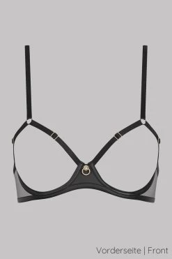 Maison Close - Chambre Noire BH Ouvert - Wetlook Schwarz -Unterwäsche Rabatt MAISON CLOSE CHAMBRE NOIR OUVERT BH 1 1280x1280