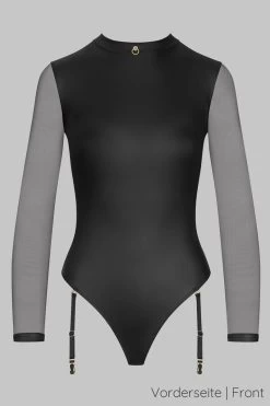 Maison Close - Chambre Noire Body - Wetlook Schwarz -Unterwäsche Rabatt MAISON CLOSE CHAMBRE NOIR STRINGBODY 2 1280x1280