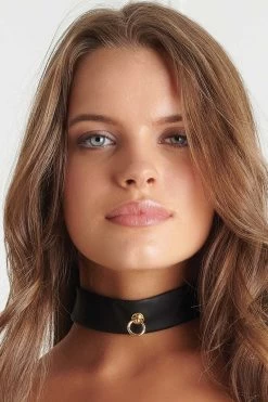 Maison Close - Chambre Noire LTD Choker - Wetlook Schwarz