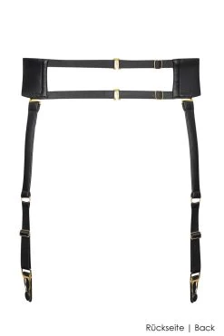Maison Close - Chambre Noire LTD Strapsgürtel - Wetlook Schwarz -Unterwäsche Rabatt MAISON CLOSE CHAMBRE NOIRE GARTERBELT 9 1280x1280
