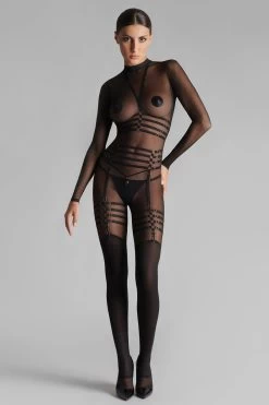 Maison Close - Chambre Noire Body Harness - Schwarz -Unterwäsche Rabatt MAISON CLOSE CHAMBRE NOIRE STRAPPY BODY HARNESS 8 1280x1280