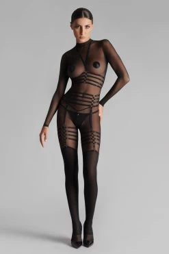 Maison Close - Chambre Noire Strapsgürtel - Schwarz -Unterwäsche Rabatt MAISON CLOSE CHAMBRE NOIRE STRAPPY GARTER BELT 5 1280x1280