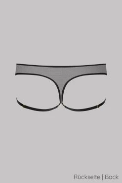 Maison Close - Chambre Noire Strappy String - Wetlook Schwarz -Unterwäsche Rabatt MAISON CLOSE CHAMBRE NOIRE STRING SCHWARZ 2 1280x1280