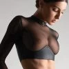 Maison Close - Chambre Noire Bolero Top - Wetlook Schwarz