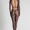 Maison Close - Corps A Corps Mesh Catsuit - Schwarz