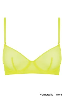 Maison Close - Corps A Corps Neon Balconette BH - Gelb/Gold -Unterwäsche Rabatt MAISON CLOSE CORPS A CORPS NEON BALCONETTE BH YELLOW NEON 1 1280x1280