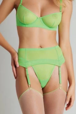 Maison Close - Corps A Corps Neon Strapsgürtel - Grün/Gold -Unterwäsche Rabatt MAISON CLOSE CORPS A CORPS NEON STRAPSGUERTEL GRUEN 3 1280x1280